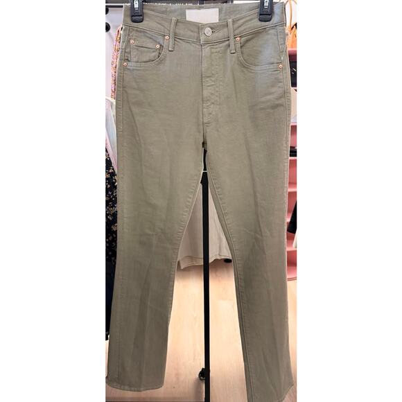 Mother - Insider Hover High-rise Jean GREEN SZ 26 - Picture 3 of 4